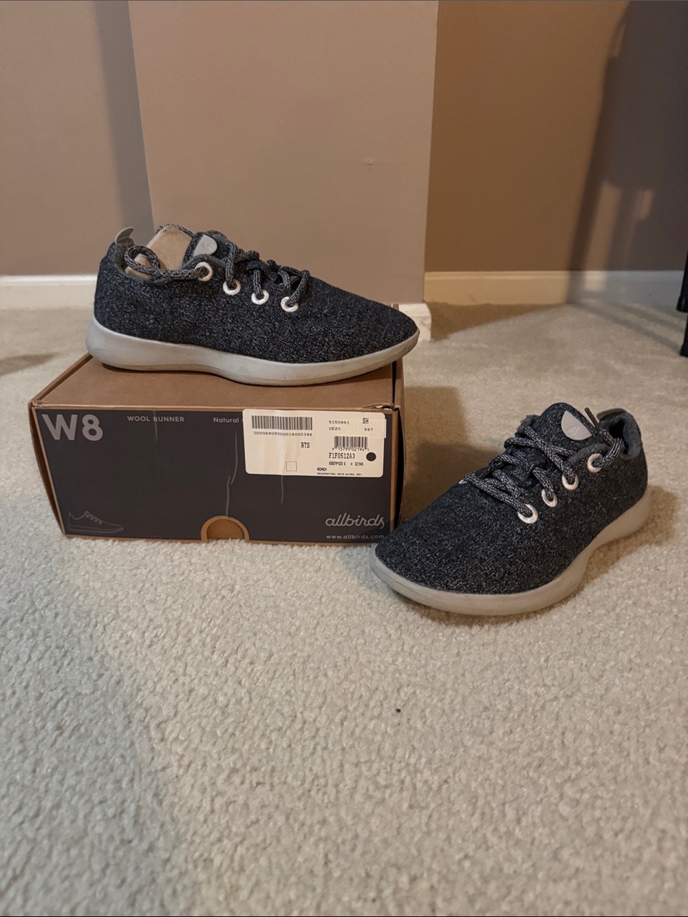 allbirds Wool Runners — Charcoal